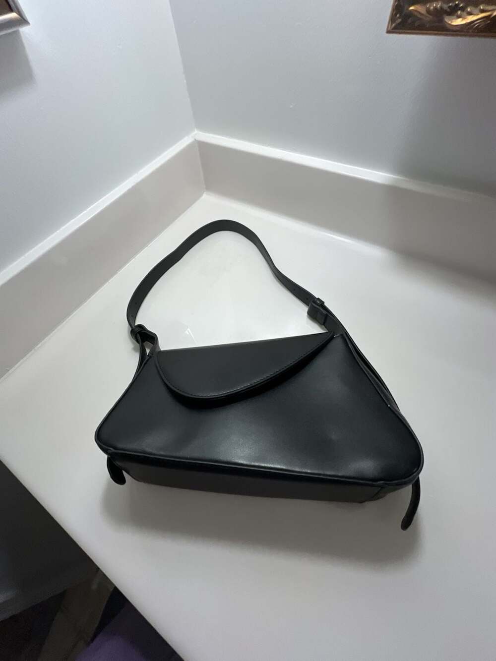 Urban Expressions Black Vegan Leather Handbag